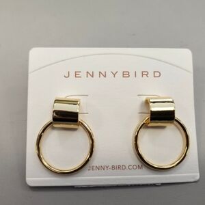 NWT Jenny Bird Gold-Tone Faye Hoop Earrings